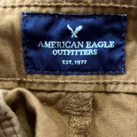 American Eagle 36 x 31 Slim Straight pants brown - Picture 4 of 13
